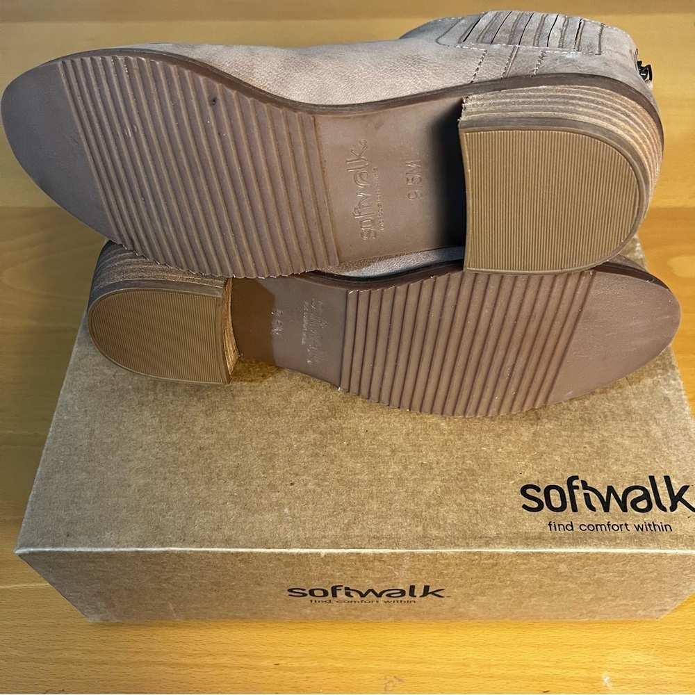NIB Softwalk Leather Ramona Booties sz 9.5 - Picture 8 of 13
